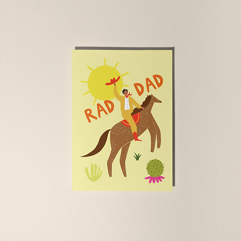 Rad Dad Greetings Card