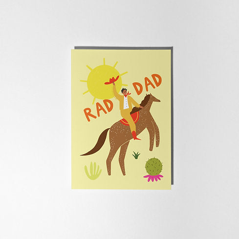 Rad Dad Greetings Card