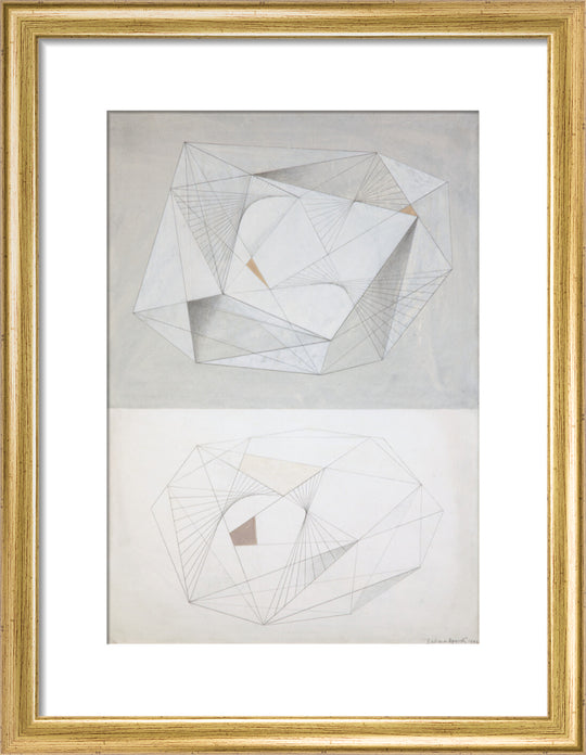Barbara Hepworth, Forms (Brown, Grey and White), 1941