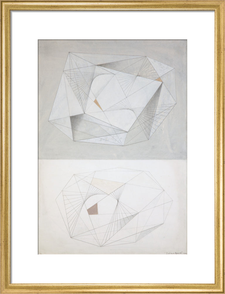 Barbara Hepworth, Forms (Brown, Grey and White), 1941