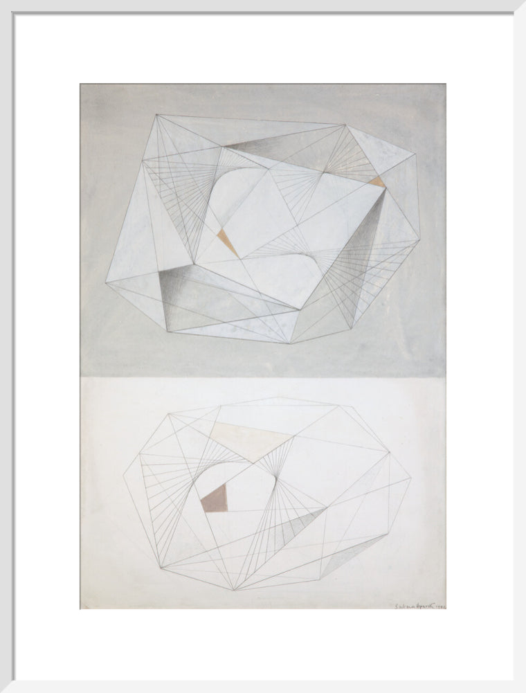 Barbara Hepworth, Forms (Brown, Grey and White), 1941