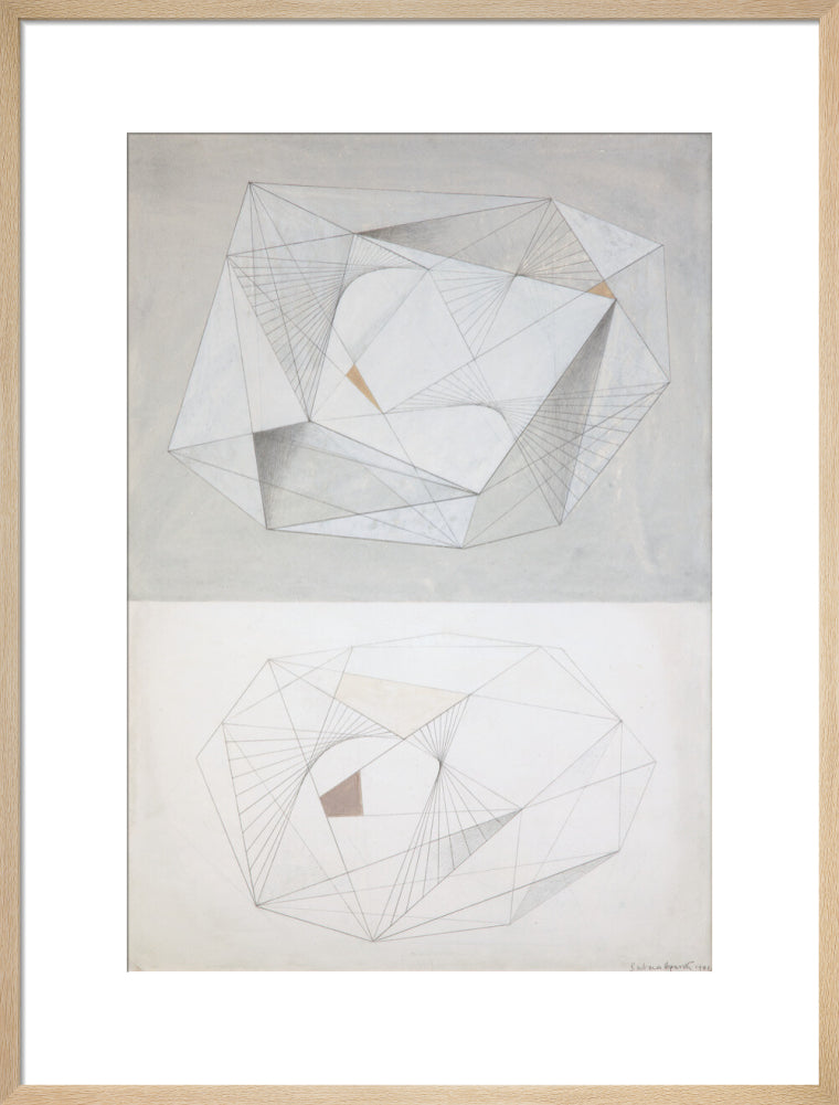 Barbara Hepworth, Forms (Brown, Grey and White), 1941