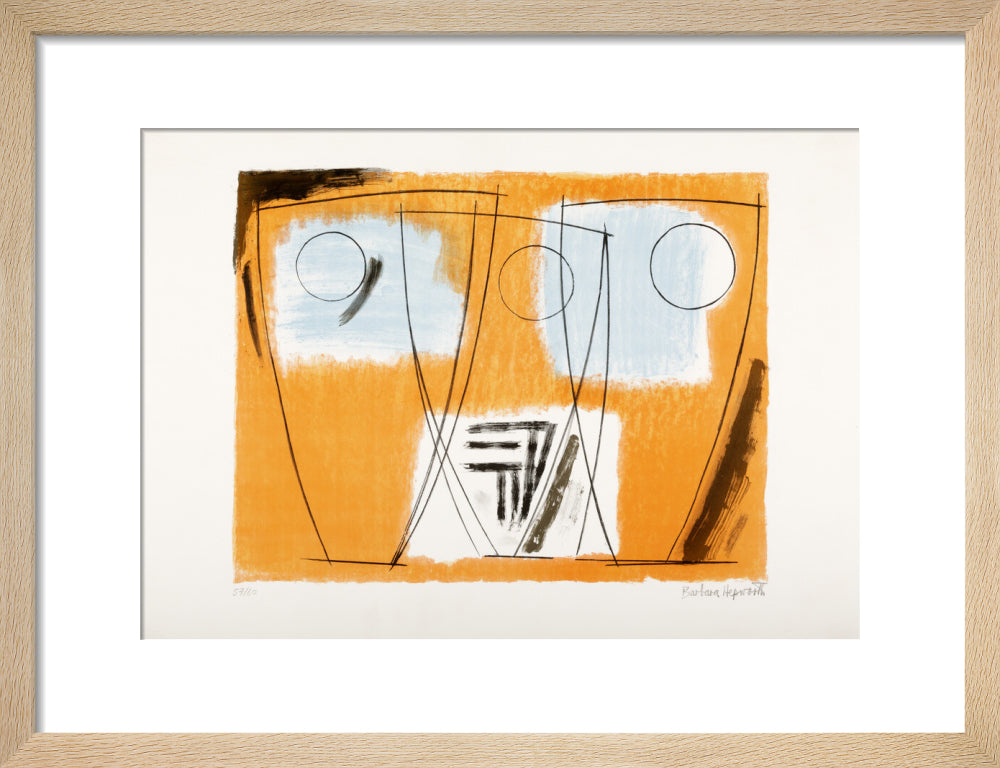 Barbara Hepworth, Three Forms, 1969 - from the Graphic Works Collection