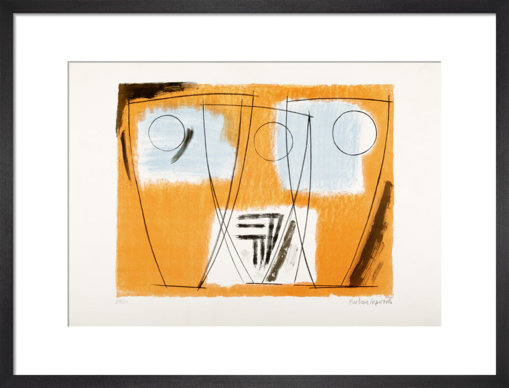 Barbara Hepworth, Three Forms, 1969 - from the Graphic Works Collection