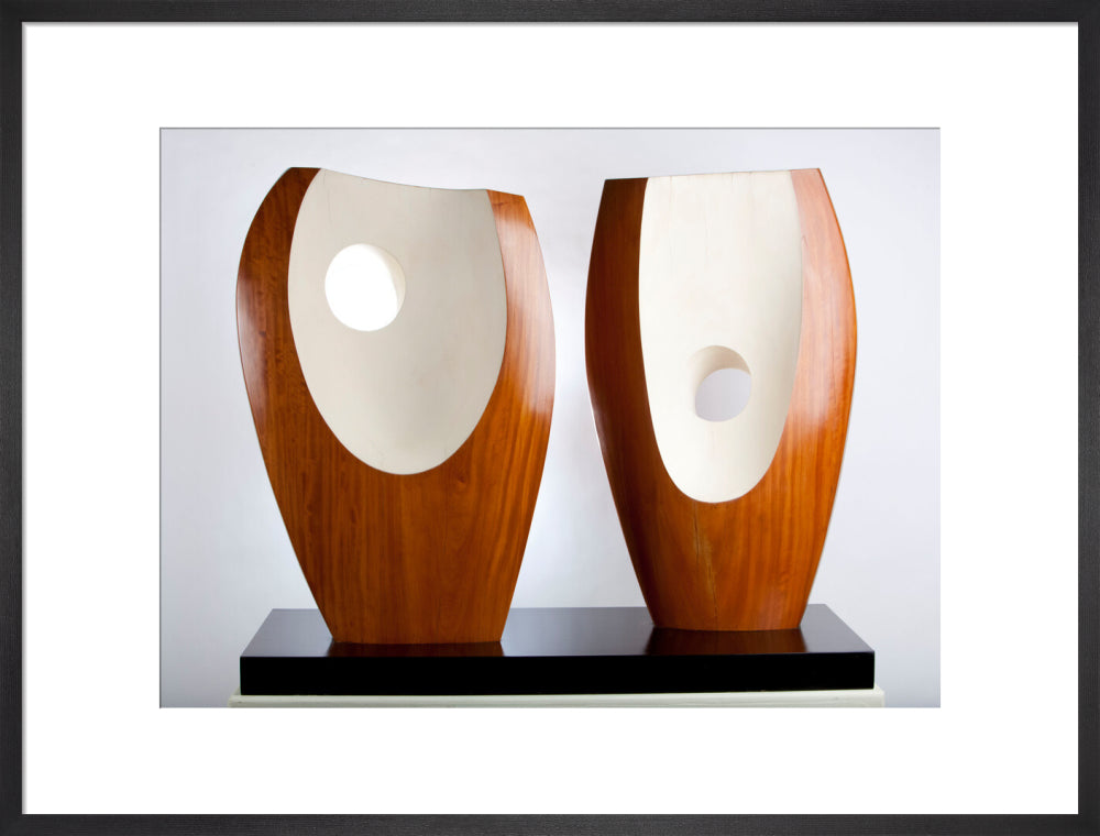 Barbara Hepworth, Two Forms with White (Greek), 1963