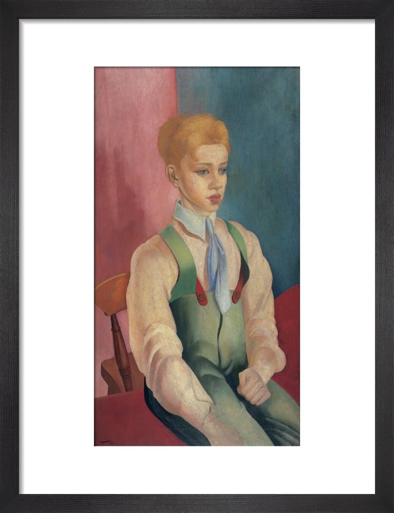 Bernard Meninsky, Portrait of a Boy, 1917