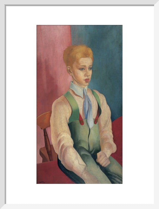Bernard Meninsky, Portrait of a Boy, 1917