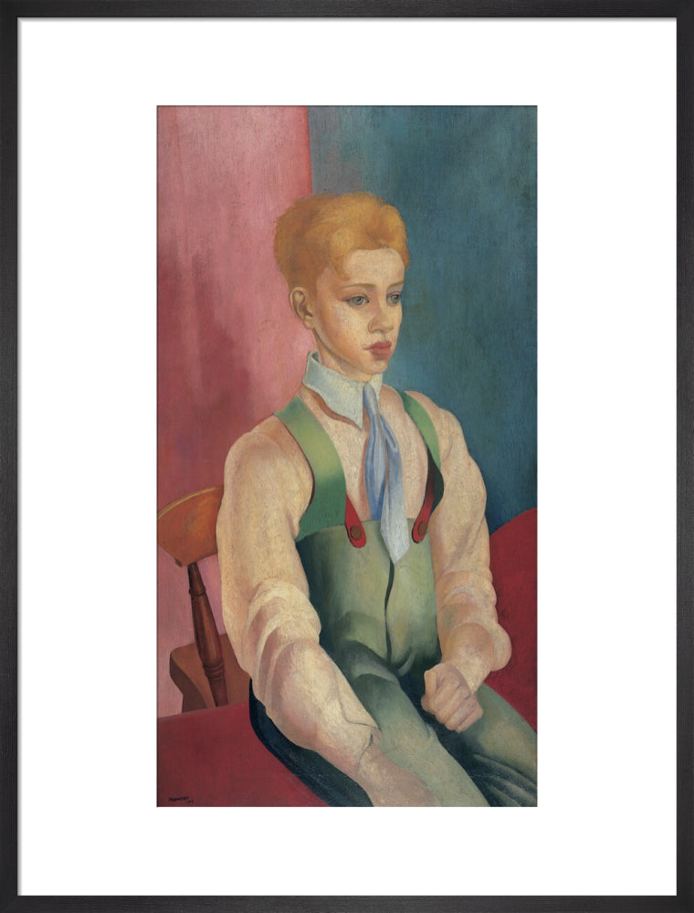 Bernard Meninsky, Portrait of a Boy, 1917