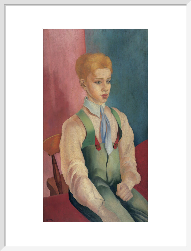 Bernard Meninsky, Portrait of a Boy, 1917