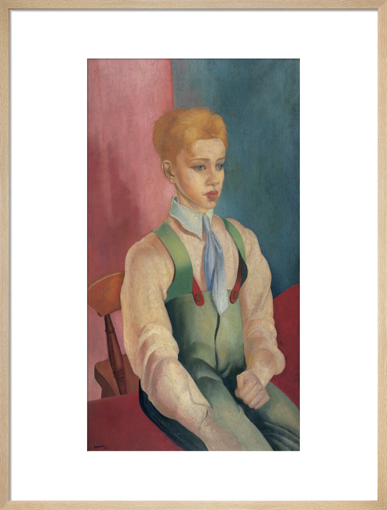 Bernard Meninsky, Portrait of a Boy, 1917
