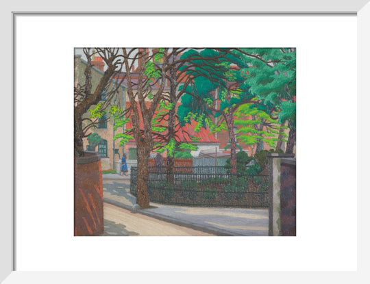 Charles Ginner, Pond Square, Highgate, 1932