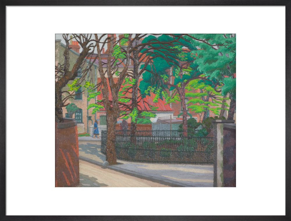 Charles Ginner, Pond Square, Highgate, 1932