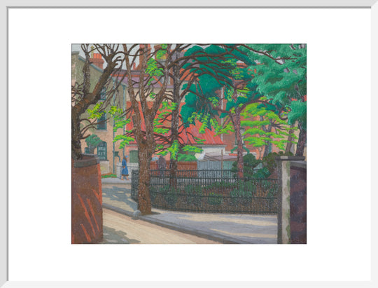 Charles Ginner, Pond Square, Highgate, 1932