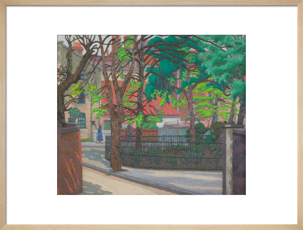 Charles Ginner, Pond Square, Highgate, 1932