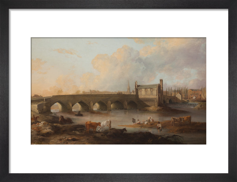 Philip Reinagle, Wakefield Bridge and Chantry Chapel, 1793