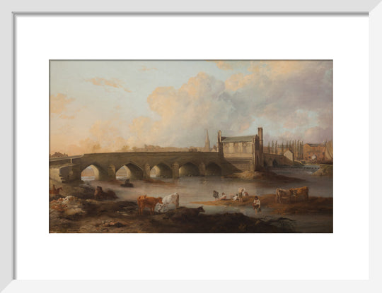 Philip Reinagle, Wakefield Bridge and Chantry Chapel, 1793