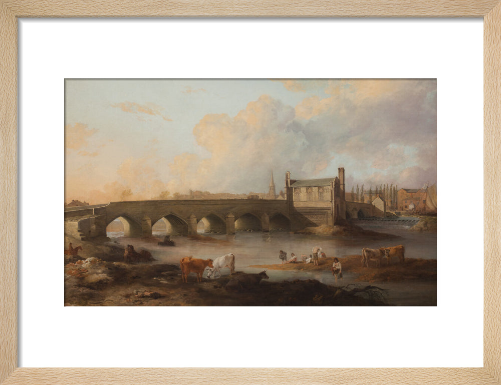 Philip Reinagle, Wakefield Bridge and Chantry Chapel, 1793