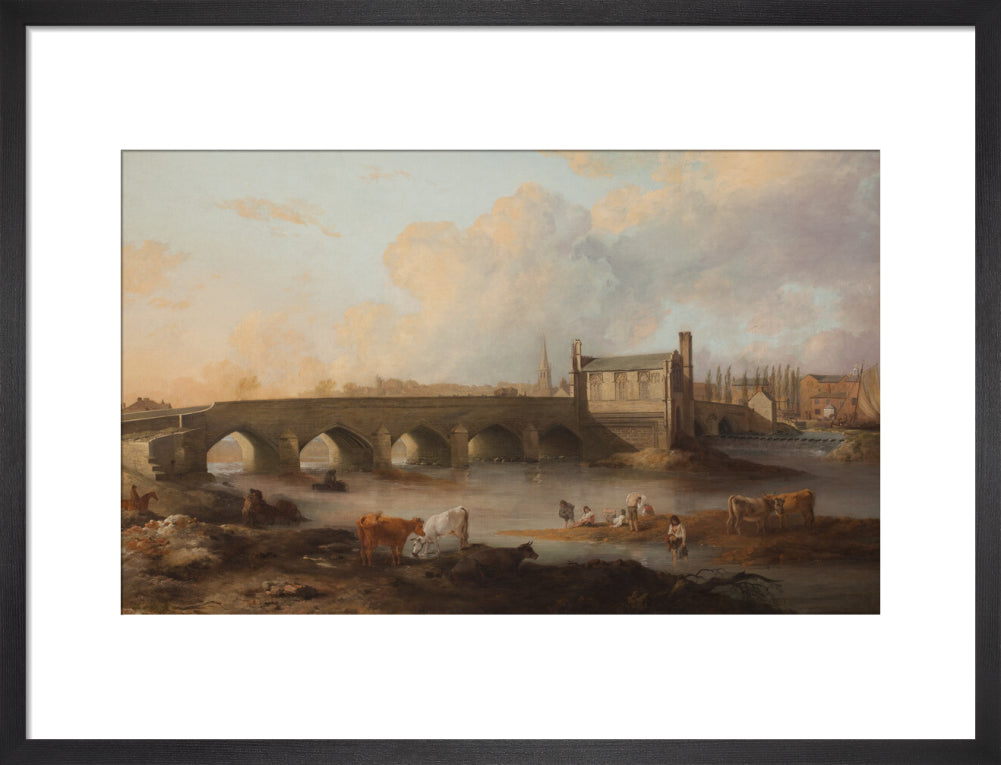 Philip Reinagle, Wakefield Bridge and Chantry Chapel, 1793