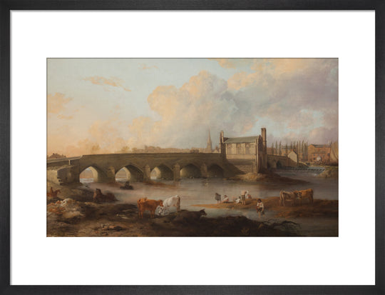 Philip Reinagle, Wakefield Bridge and Chantry Chapel, 1793