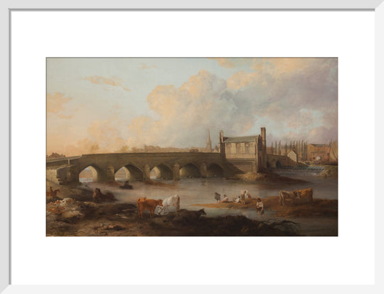 Philip Reinagle, Wakefield Bridge and Chantry Chapel, 1793
