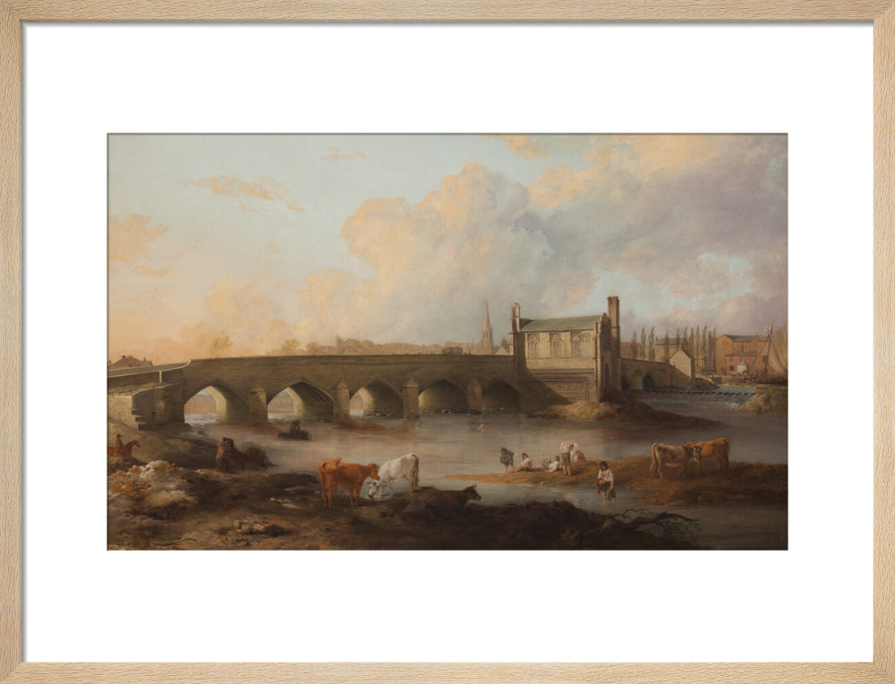 Philip Reinagle, Wakefield Bridge and Chantry Chapel, 1793