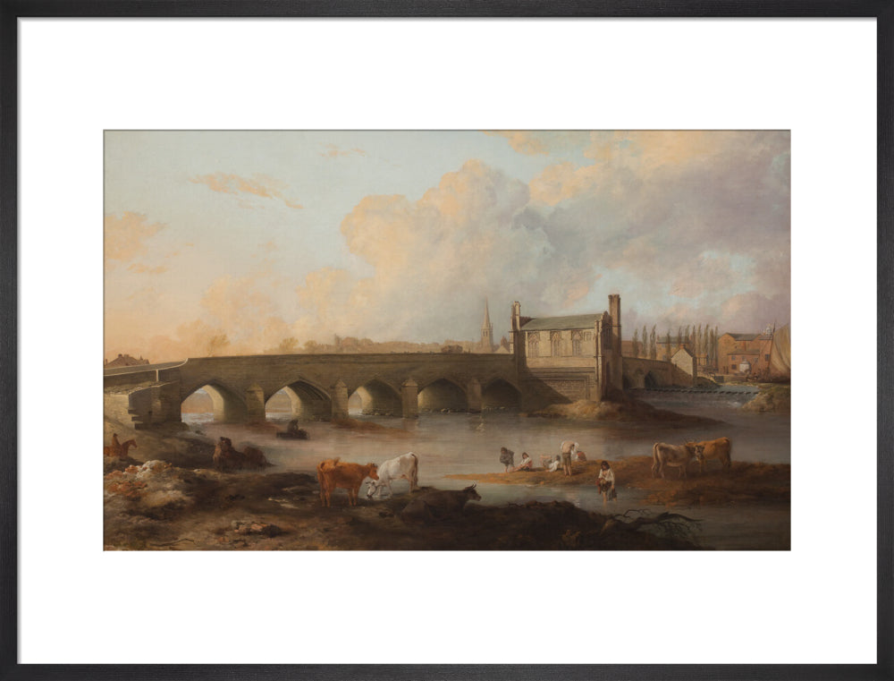 Philip Reinagle, Wakefield Bridge and Chantry Chapel, 1793