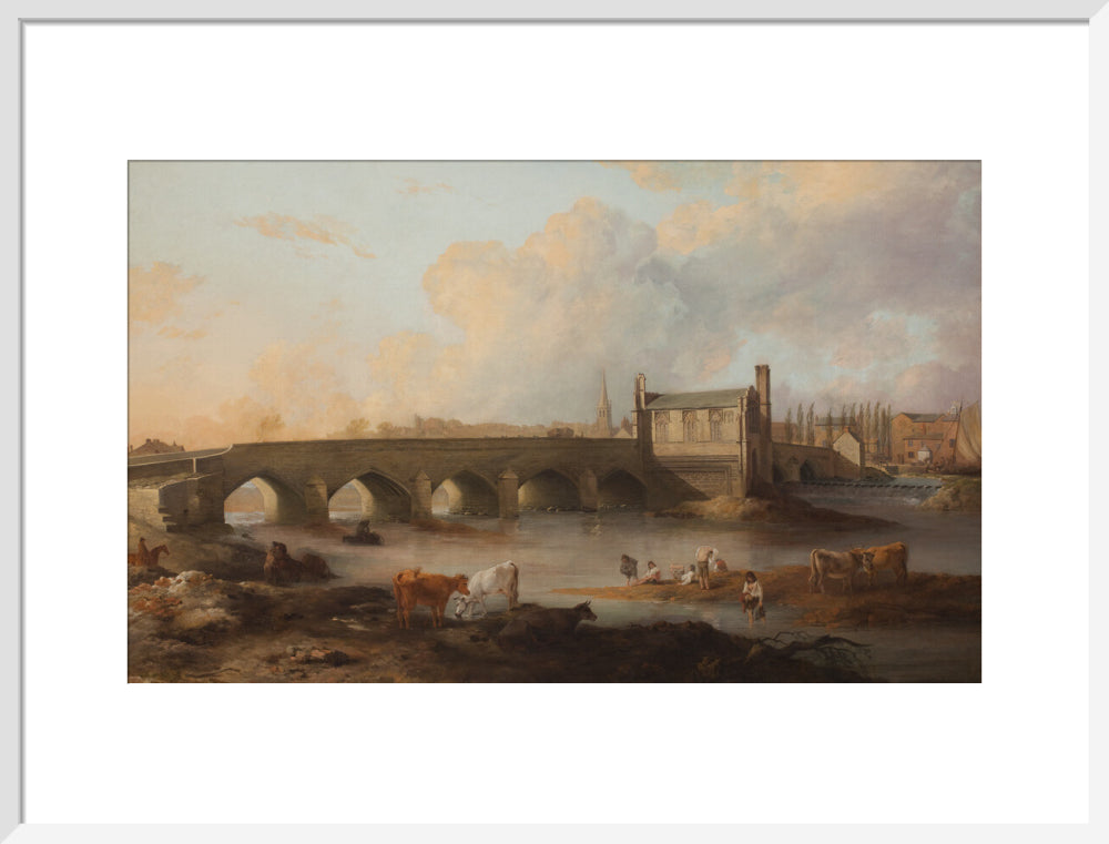 Philip Reinagle, Wakefield Bridge and Chantry Chapel, 1793