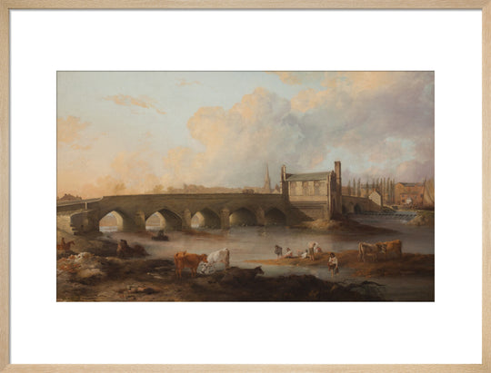Philip Reinagle, Wakefield Bridge and Chantry Chapel, 1793