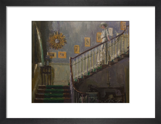 Ethel Sands Descending the Staircase at Newington