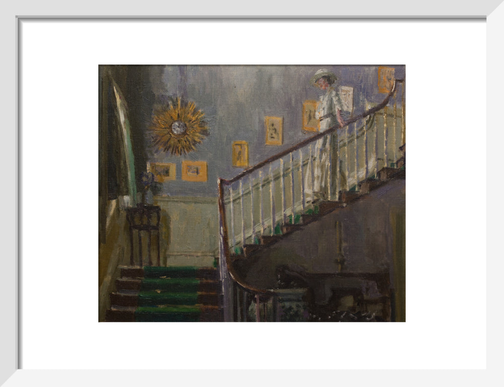 Ethel Sands Descending the Staircase at Newington