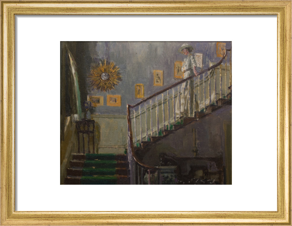 Ethel Sands Descending the Staircase at Newington