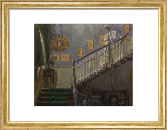 Ethel Sands Descending the Staircase at Newington