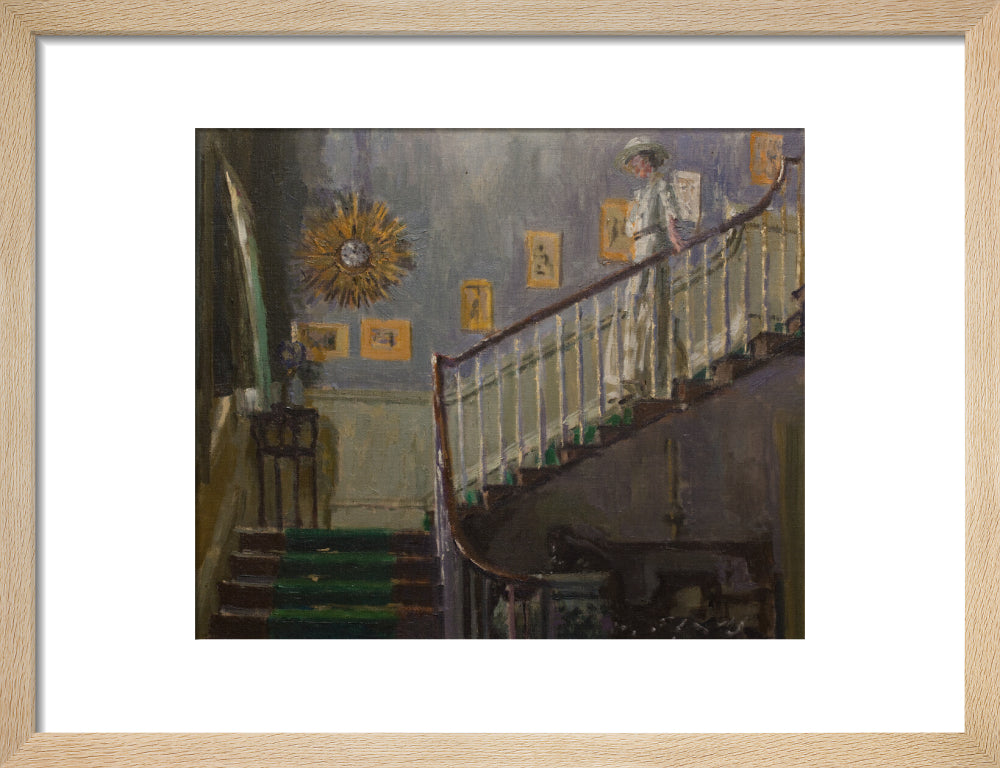 Ethel Sands Descending the Staircase at Newington