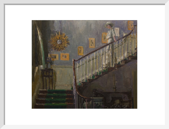 Ethel Sands Descending the Staircase at Newington