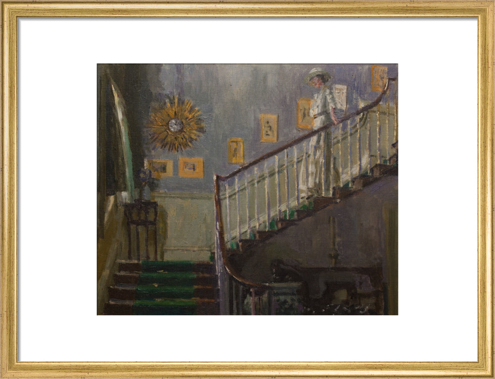 Ethel Sands Descending the Staircase at Newington