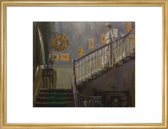 Ethel Sands Descending the Staircase at Newington