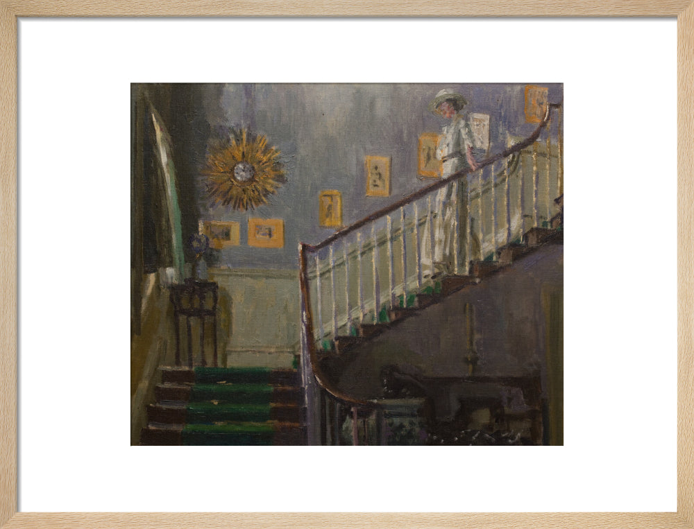 Ethel Sands Descending the Staircase at Newington