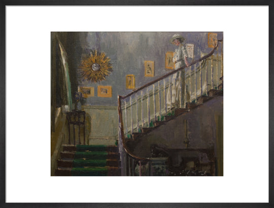 Walter Richard Sickert, Ethel Sands Descending the Staircase at Newington, c.1920