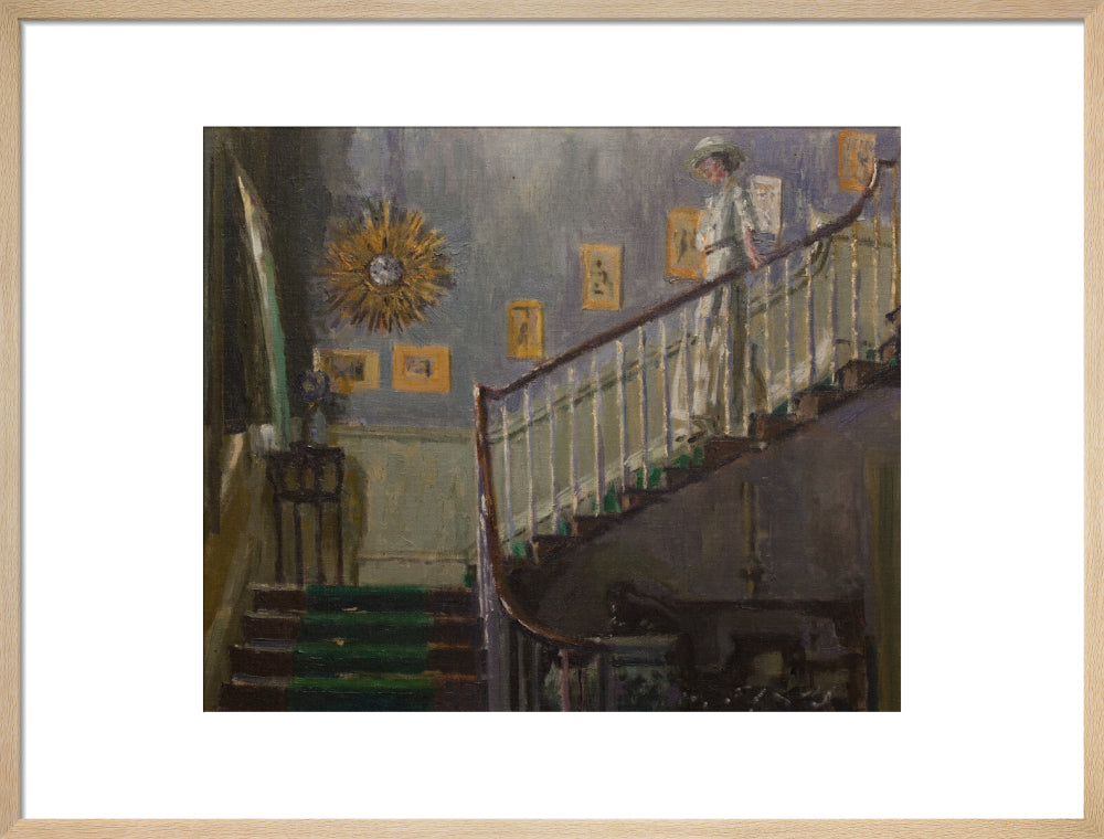 Ethel Sands Descending the Staircase at Newington
