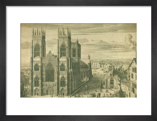 Francis Place, The West-End of the Cathedrall-Church of St. Peter in York, 1665-1728