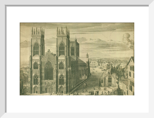 Francis Place, The West-End of the Cathedrall-Church of St. Peter in York, 1665-1728