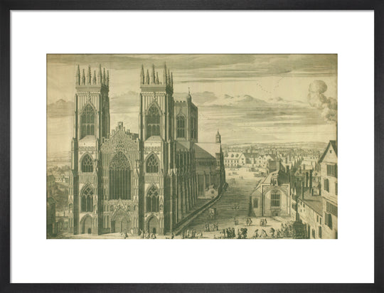 Francis Place, The West-End of the Cathedrall-Church of St. Peter in York, 1665-1728