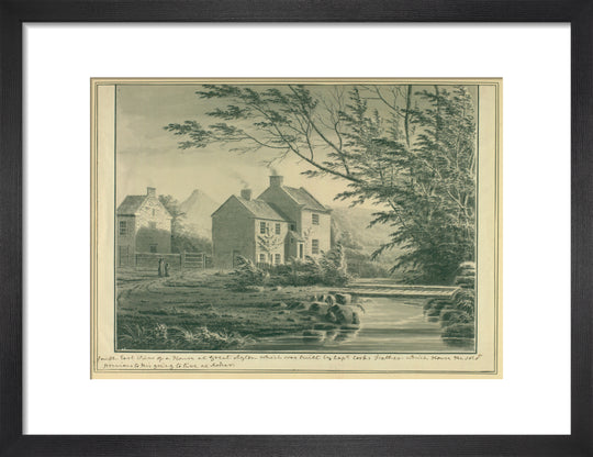 George Cuit, Capt. Cook's Father's House at Great Ayton, n.d.