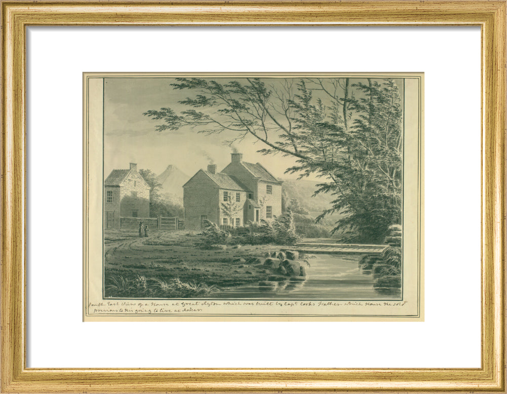 George Cuit, Capt. Cook's Father's House at Great Ayton, n.d.