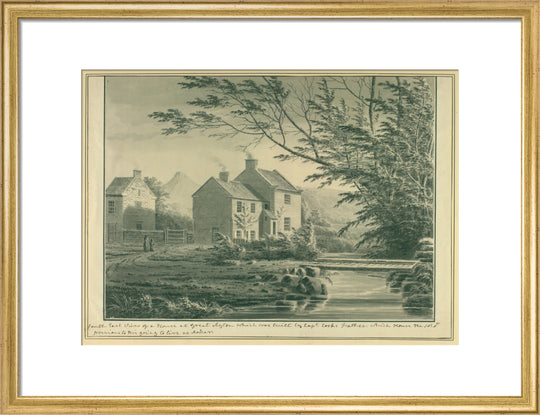 George Cuit, Capt. Cook's Father's House at Great Ayton, n.d.