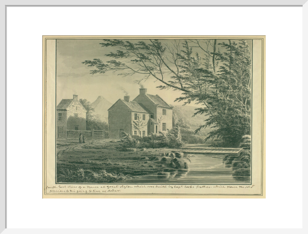 George Cuit, Capt. Cook's Father's House at Great Ayton, n.d.