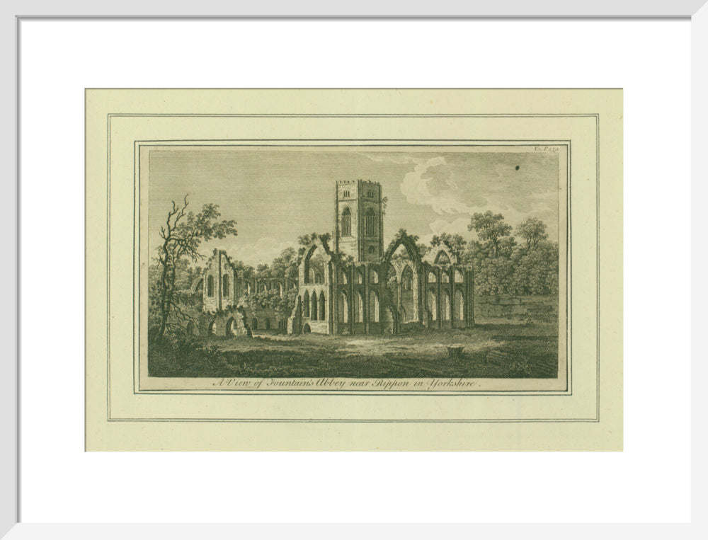Unknown artist, Fountains Abbey, n.d.