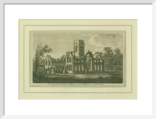 Unknown artist, Fountains Abbey, n.d.