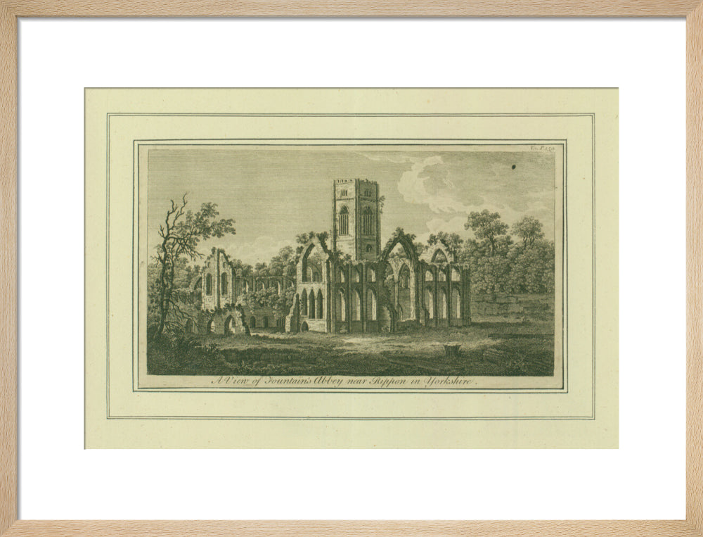 Unknown artist, Fountains Abbey, n.d.