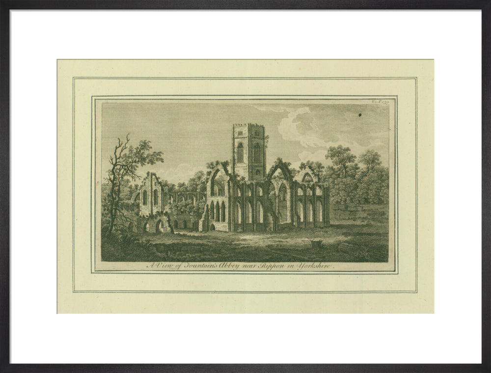 Unknown artist, Fountains Abbey, n.d.